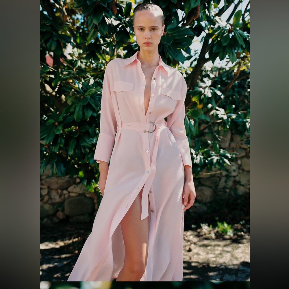 MIDI SHIRT DRESS - Picture 7 of 7